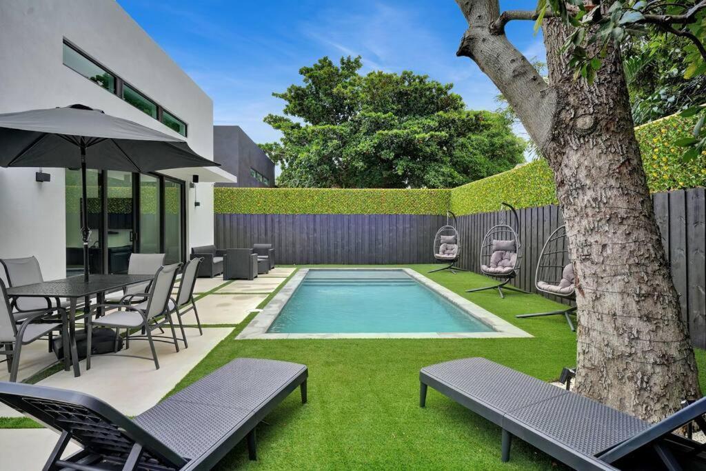 Design House -Heated Pool -Big Yard -Gated Parking Villa Miami Eksteriør bilde